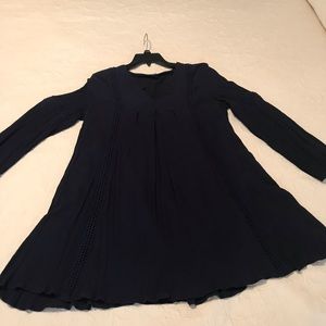 Navy Crown & Ivy swing dress